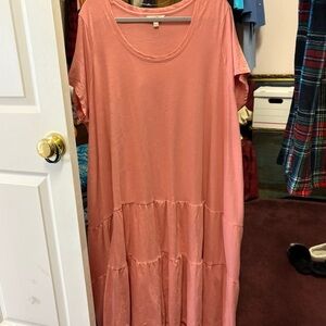 Terra & Sky Pink Maxi Dress